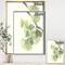 Designart - Watercolor Gingko Leaves II - Cabin & Lodge Canvas in Gold Frame